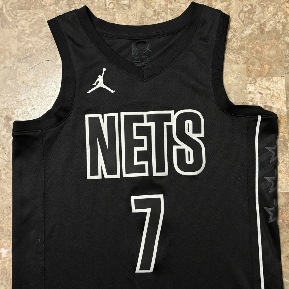 Nike Kevin Durant Nets Jersey Mens Medium Swingman Statement Edition DO9518